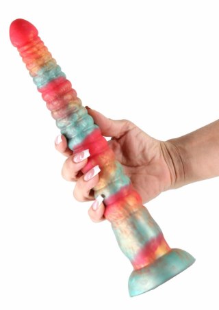 NS Novelties Colours Stacked 12 inch - model trojkolorowy, silikon premium, 30 cm