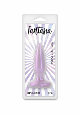 NS Novelties Fantasia Pleasure Plug Mini - kompaktowy model, połyskujący TPE