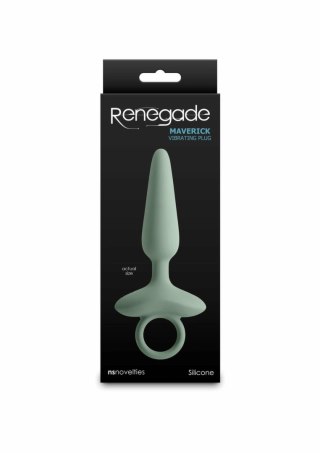 NS Novelties Renegade Maverick - silikonowy wibrujący plug, 3 prędkości, ładowalny