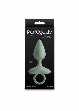 NS Novelties Renegade Orion - silikonowy wibrujący plug, 3 prędkości, ładowalny