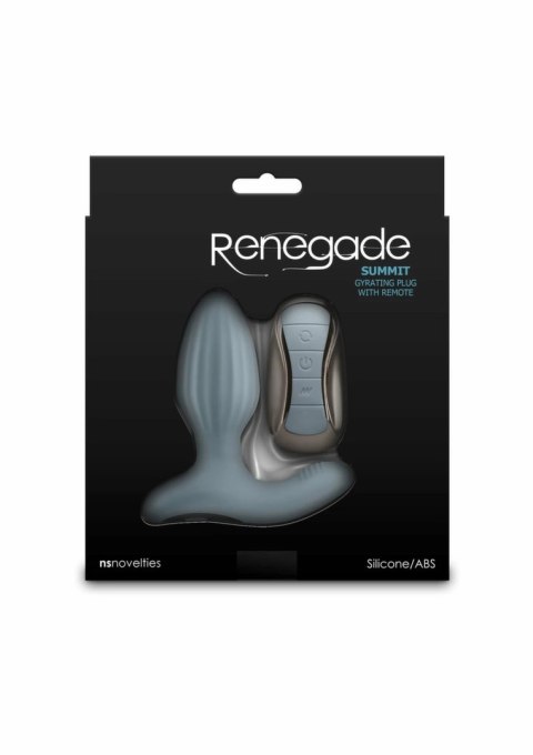NS Novelties Renegade Summit - silikonowy korek analny z pilotem, 3 prędkości, 9 trybow