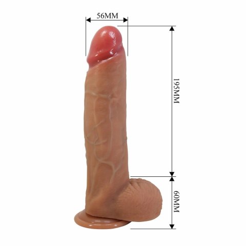 Pretty Love Mendel - model anatomiczny z przyssawką 25,5 cm silikonowy