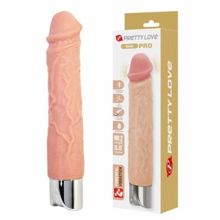 Pretty Love Osric Pro silikonowy wibrator z 10 trybami, USB-C, beżowy