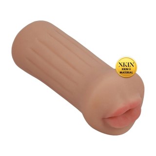 Raw The Grip TPE Small - kompaktowa maszyna intymna, 137g, tan