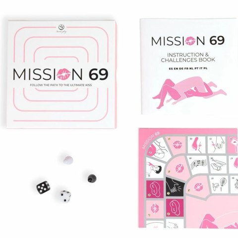 SECRET PLAY Mission 69 gra planszowa dla par - 69 wyzwań, zestaw