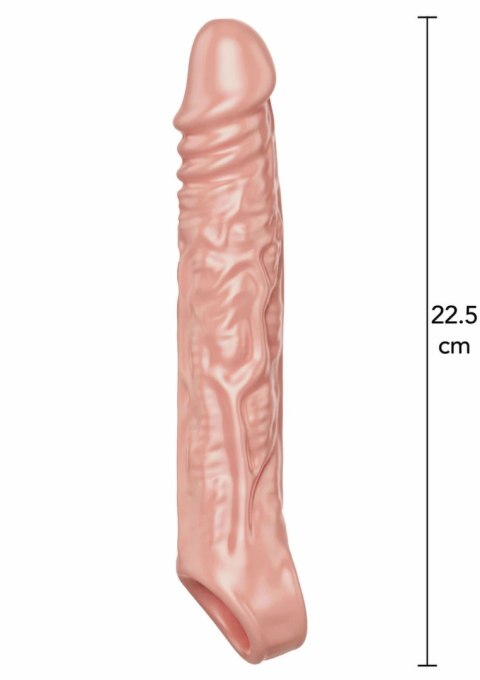 TOYJOY Extension Sleeve TPE XL 22,5 cm - elastyczna nakładka powiększająca