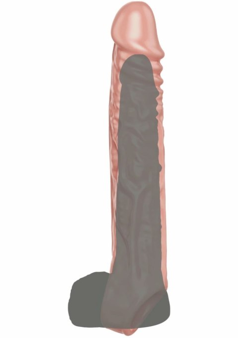 TOYJOY Extension Sleeve TPE Large 19 cm - elastyczna nakładka powiększająca