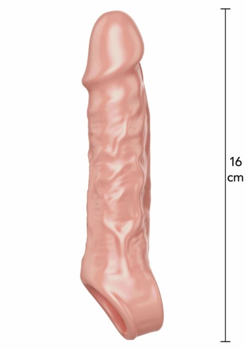 TOYJOY Extension Sleeve TPE Medium 16 cm - elastyczna nakładka powiększająca