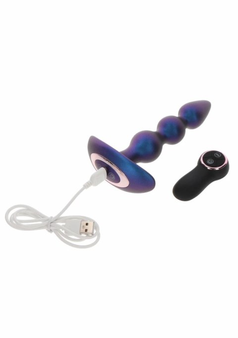 TOYJOY The Bold Beaded - wibrująca zatyczka analna z pilotem, 7 trybow