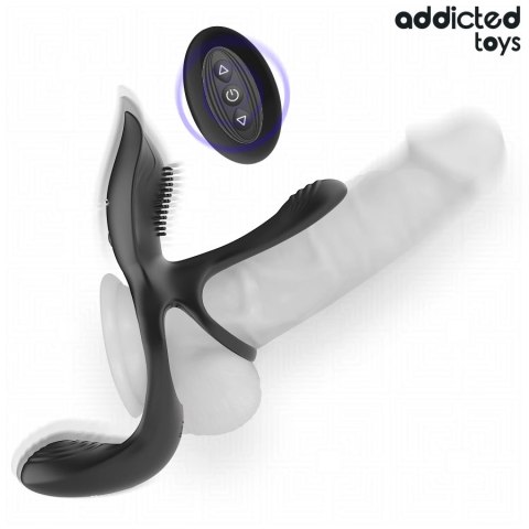 Addicted Toys Double Ring - Podwojny pierścień z anatomicznym stymulatorem