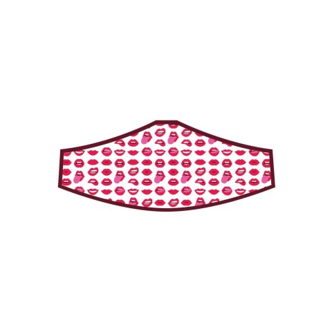 Bijoux Indiscrets Mask Lips - bawełniana maseczka z regulacją i filtrami