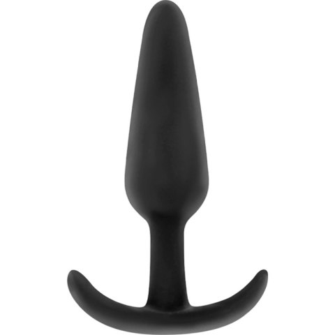 Black&Silver Hansel silikonowa zatyczka analna z małym uchwytem 8,2 cm