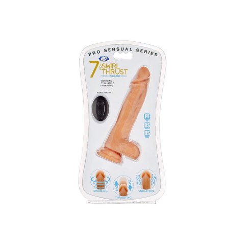 Cloud 9 Pro Sensual Swirl Thrust 18 cm - Zaawansowany model z pilotem