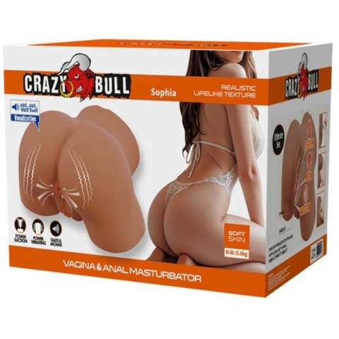 Crazy Bull Geriann model anatomiczny z dźwiękiem 5,5kg TPE