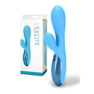 Excite Model Rabbit - Wibrujący Masażer Silikonowy, 6 Trybow, 11 cm