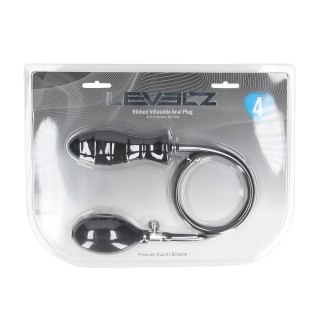 LEVELZ Czarny Balonowy Korek Anatomiczny z Silikonu 15 cm