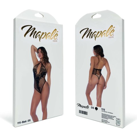 Leg Avenue Bodystocking Florystyczny Czarny Jednoroztmiarowy Siateczka