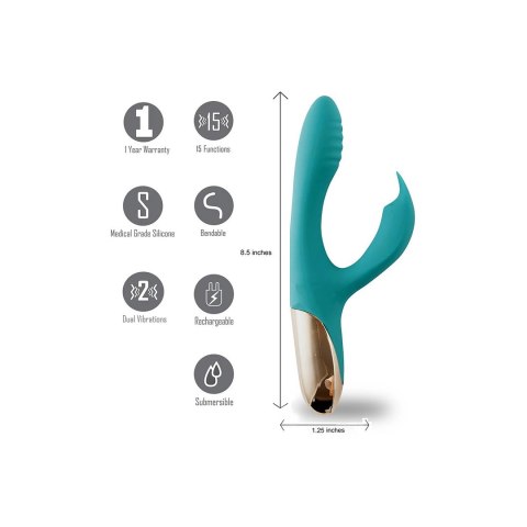 Maia Skyler Rabbit Vibrator elastyczny silikonowy model fioletowy