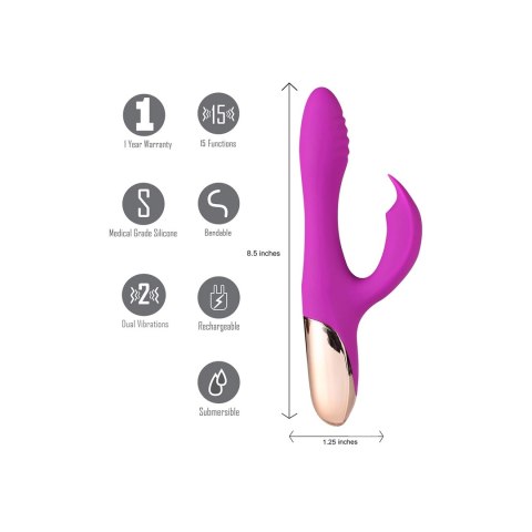 Maia Skyler Wibrujący Model Rabbit Z Funkcją Regulacji Kształtu