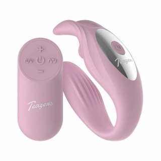 Teazers Bunny - Masażer Parowy z Pilotem, Rożowy, 7 Trybow Wibracji