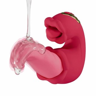 Teazers Double Tongue Pink - Model dwusilnikowy, silikonowy IPX7