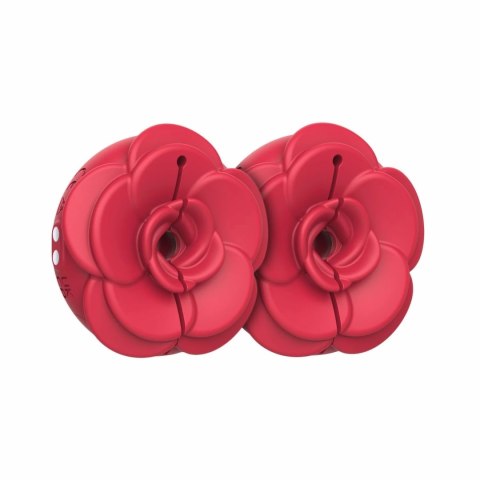 Teazers Klipsy Wibracyjne na Sutki 9 Trybow Czerwone USB Silikon
