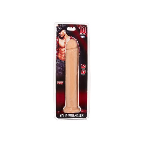 Working Man Your Wrangler model 10, anatomiczny, przyssawka 25,5 cm