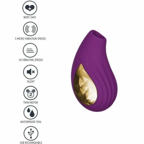 Xocoon Divine Love Violet - wielofunkcyjny stymulator impulsowy