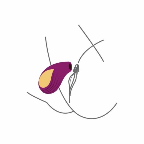 Xocoon Divine Love Violet - wielofunkcyjny stymulator impulsowy