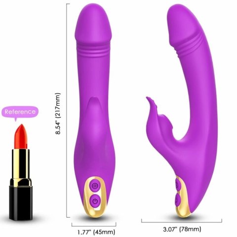 ARMONY Love Clitoris & G-Spot Violet - stymulator ssąco-wibracyjny 2w1