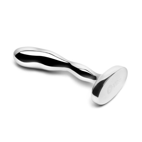 B-Vibe Stainless Steel Plug Prostatyczny z Bezpiecznym Uchwytom