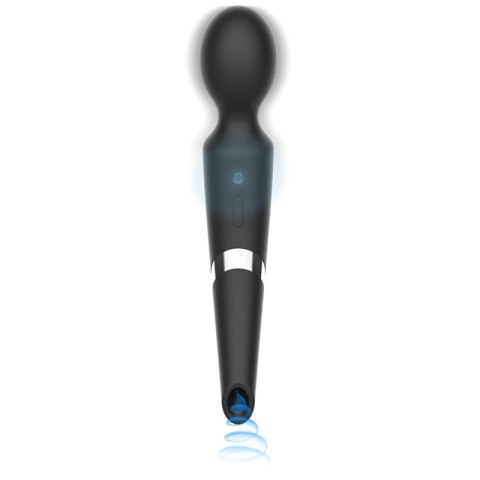 BLACK&SILVER Beck Wand 2w1 Masażer Fale Ciśnienia Silikonowy