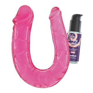 Crushious Deep Diver zestaw podwojny z żelem intymnym 50 ml rożowy