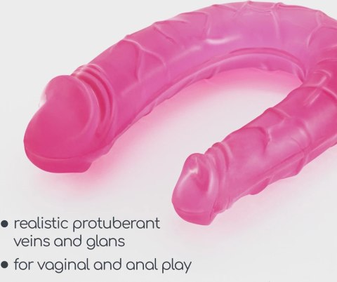 Crushious Deep Diver zestaw podwojny z żelem intymnym 50 ml rożowy