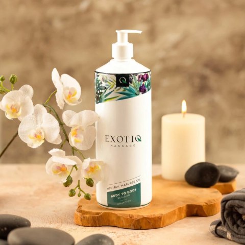 Exotiq Body To Body Oil 1L - Profesjonalny olejek do masażu, gęsta formuła