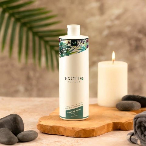 Exotiq Body to Body Oil 500 ml - Olejek do masażu z aplikatorem