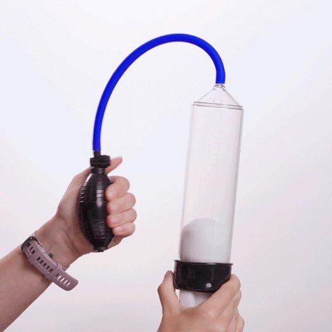 EasyToys Pompa Powietrzna z Gruszką Pomiarową Transparentna 22 cm