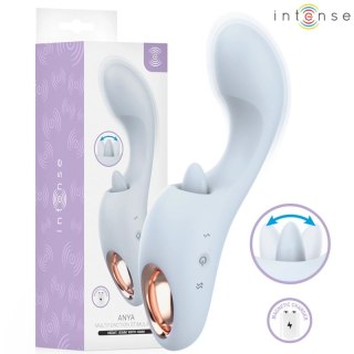 INTENSE ANYA wielofunkcyjny stymulator wibracyjny lawendowy 183 mm