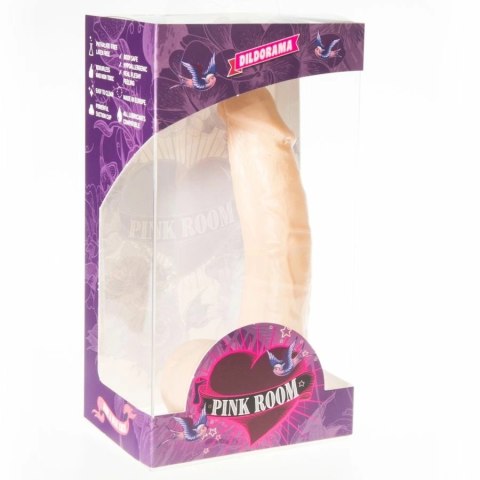 Pink Room Connor model anatomiczny 16 cm z mocną przyssawką PVC