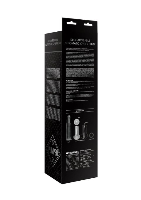 Pumped by Shots automatyczna pompka akumulatorowa SMART CYBER 31 cm