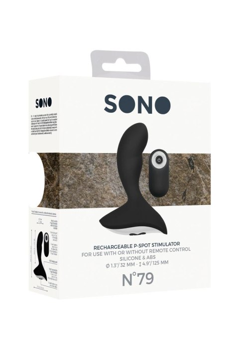 SONO No.79 - Akumulatorowy masażer punktu P z pilotem, czarny