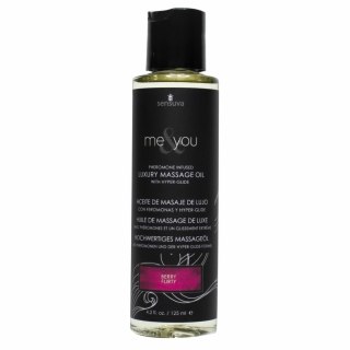 Sensuva Me & You Berry Flirty Olejek do Masażu 125 ml z feromonami