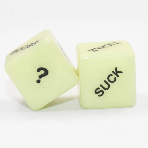 Shots Toys Glowing Dice zestaw świecących kostek do gry dla par